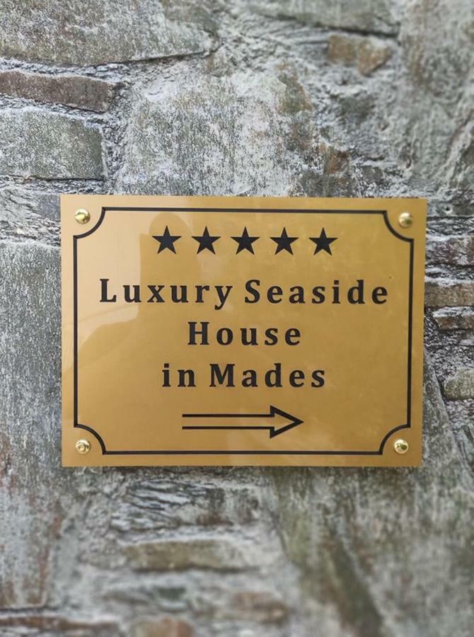 Luxury Seaside House In Mades Heraklion อาเยีย เปลาเยีย ภายนอก รูปภาพ
